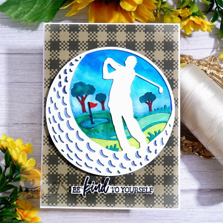 Kokorosa Metal Cutting Dies with Golf Theme Ball