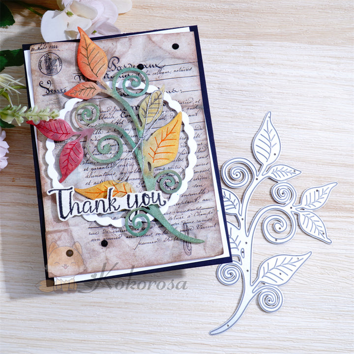 Kokorosa Metal Cutting Dies with Leaves
