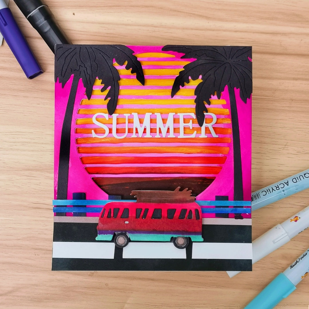 Kokorosa Metal Cutting Dies with Summer Travel