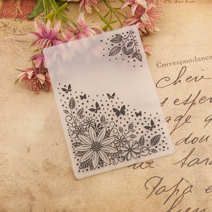 Kokorosa Butterfly Decor Embossing Folder