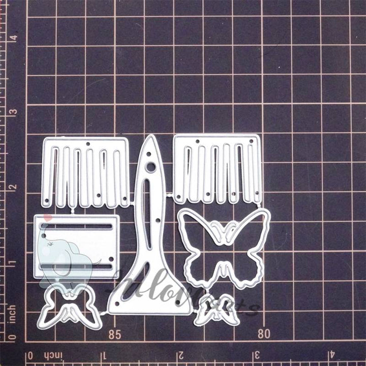 Kokorosa Metal Cutting Dies with Brush & Butterflies