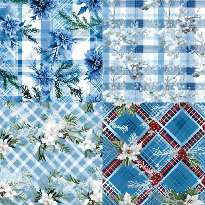 Kokorosa 24PCS 6" Polar Scrapbook & Cardstock Paper