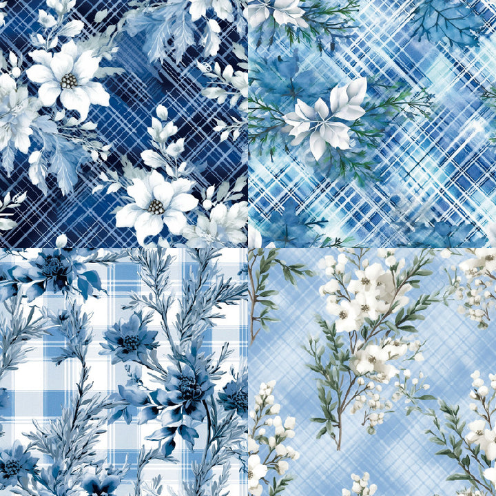 Kokorosa 24PCS 6" Polar Scrapbook & Cardstock Paper