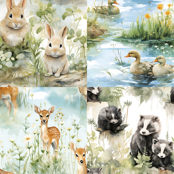 Kokorosa 24PCS 6" Zoetic Scrapbook & Cardstock Paper