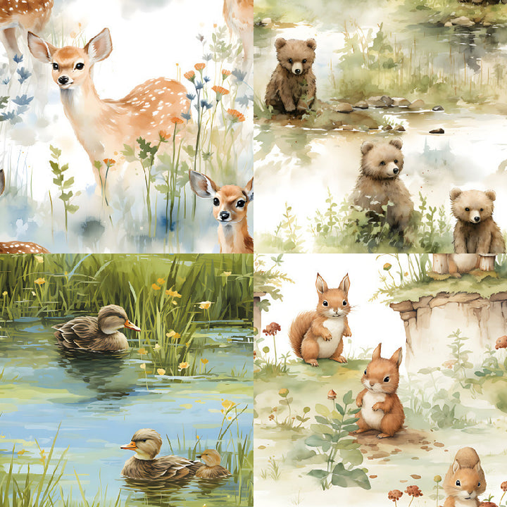 Kokorosa 24PCS 6" Zoetic Scrapbook & Cardstock Paper