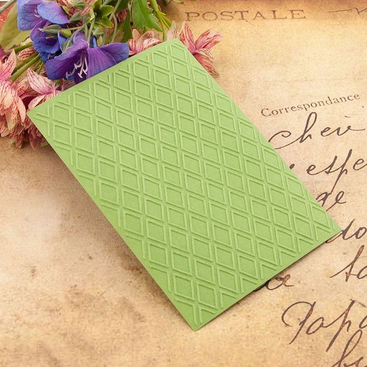 Kokorosa Diamond Plastic Embossing Folder