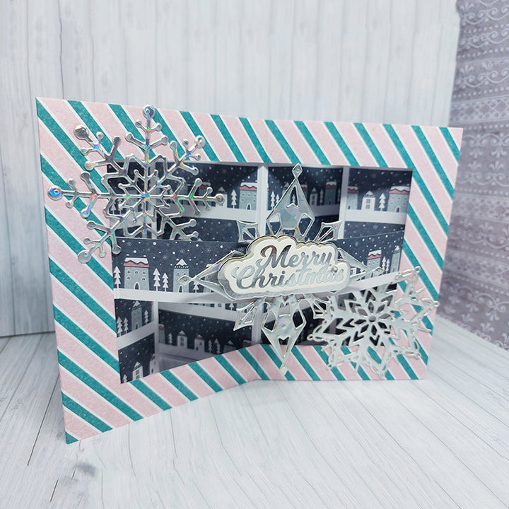 Kokorosa Metal Cutting Dies with 6pcs Snowflakes