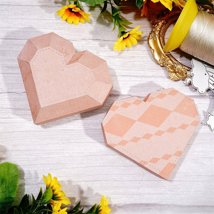 Kokorosa Metal Cutting Dies With 3D Love Gift Box
