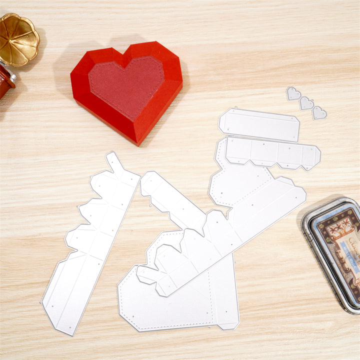 Kokorosa Metal Cutting Dies With 3D Love Gift Box