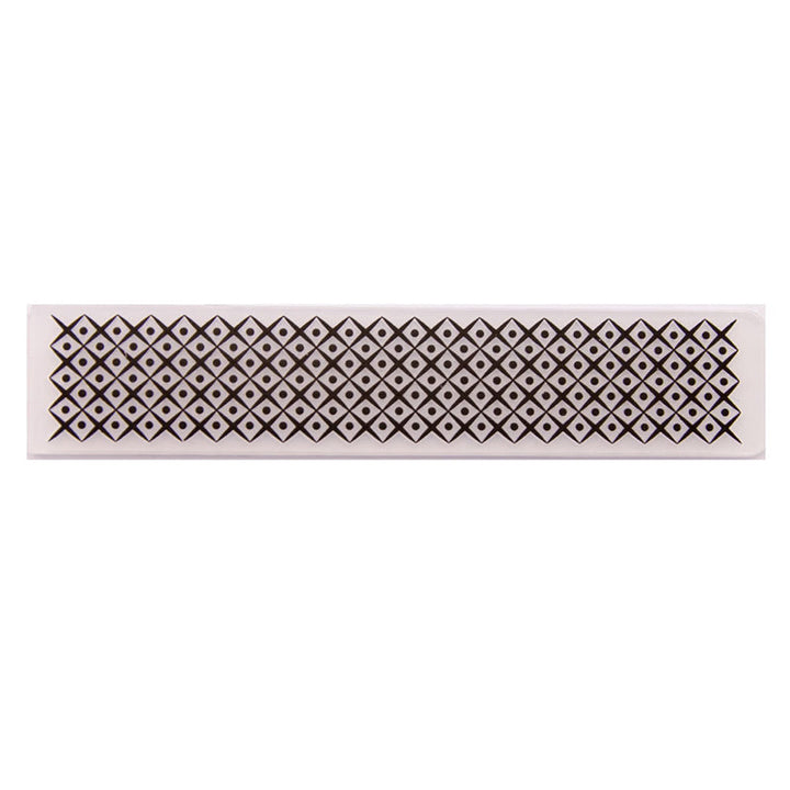 Kokorosa Grid Decoration Plastic Embossing Folder