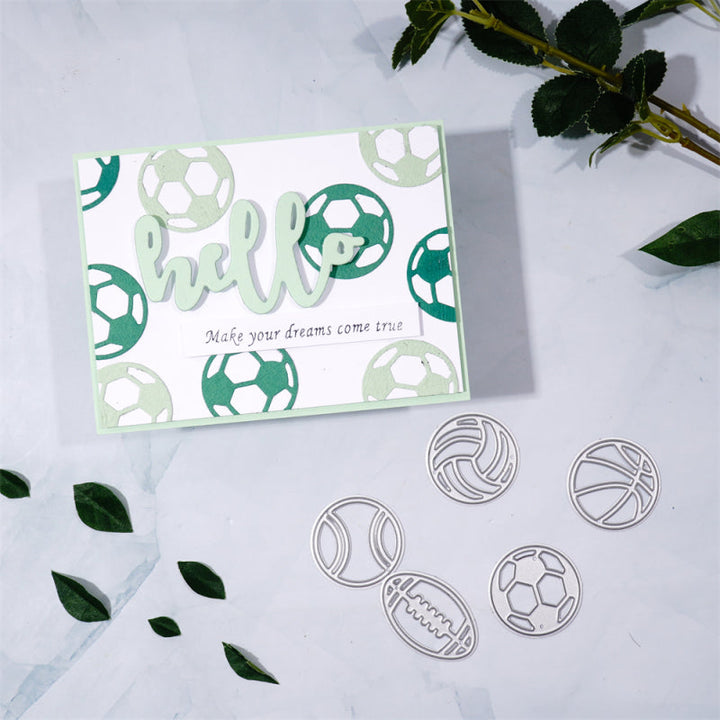 Kokorosa Metal Cutting Dies With 5pcs Balls