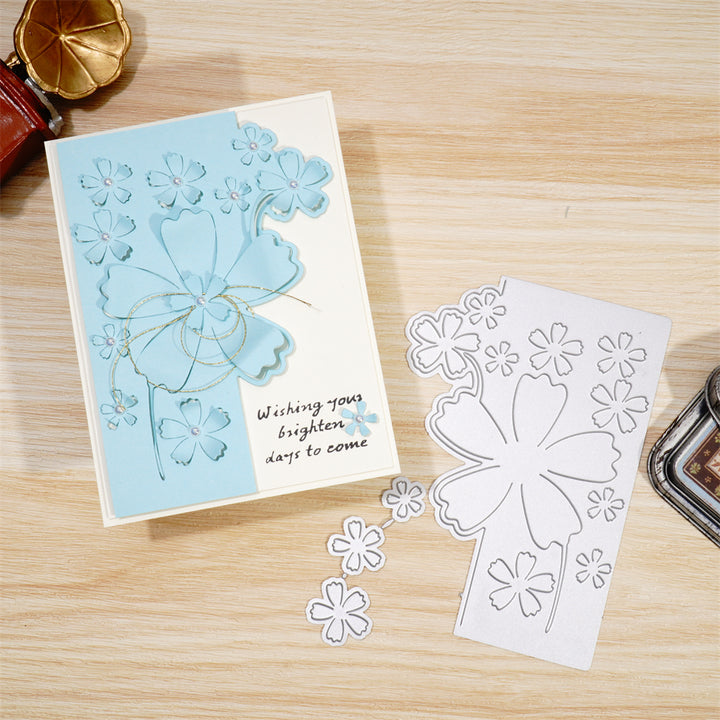 Kokorosa Metal Cutting Dies With Beautiful Flower Border