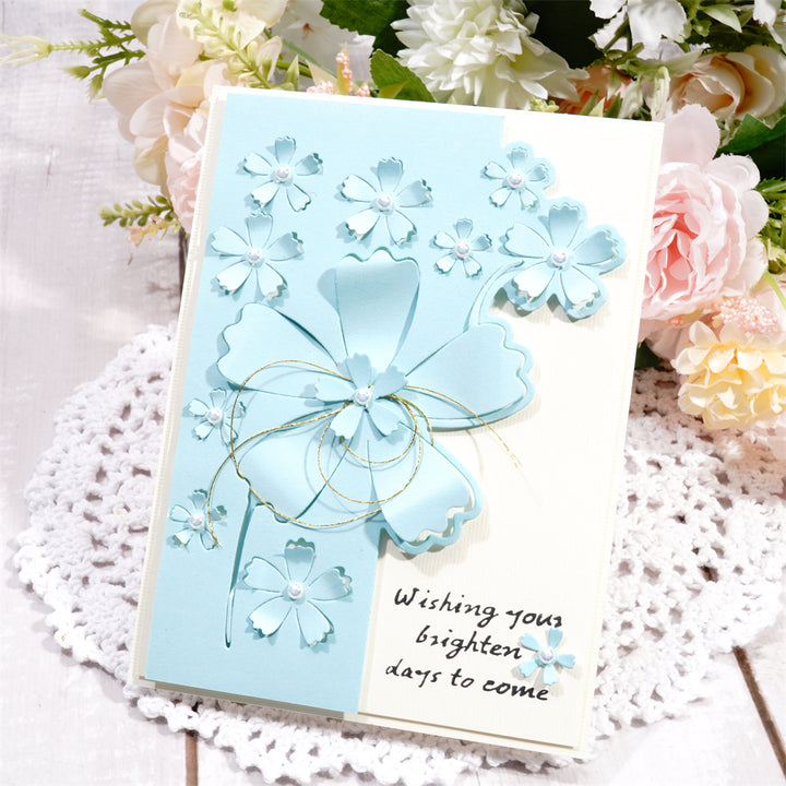 Kokorosa Metal Cutting Dies With Beautiful Flower Border