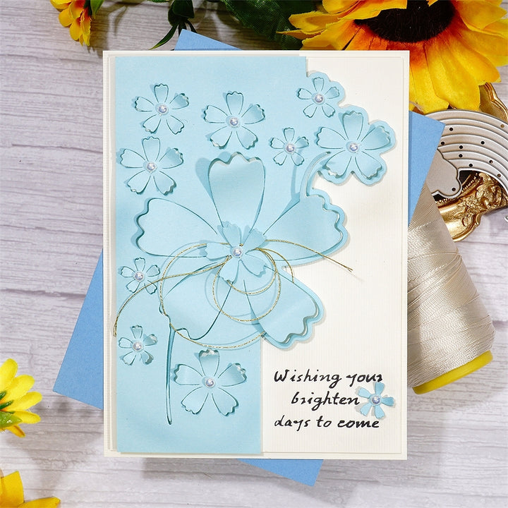 Kokorosa Metal Cutting Dies With Beautiful Flower Border