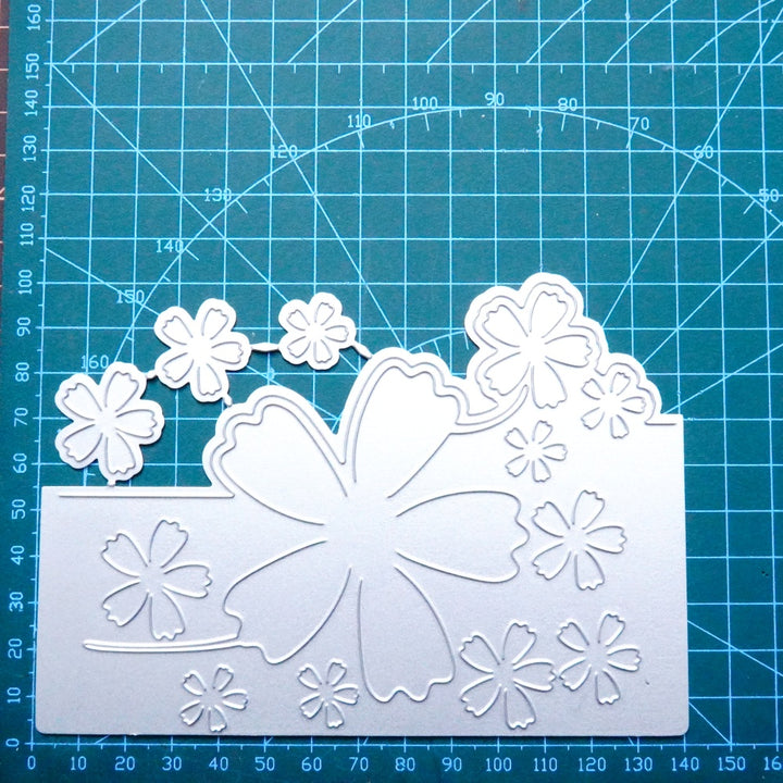 Kokorosa Metal Cutting Dies With Beautiful Flower Border