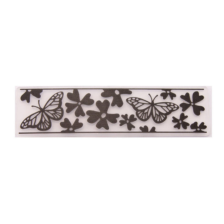 Kokorosa Butterflies and Flowers Plastic Embossing Folder