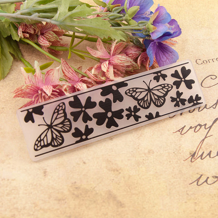 Kokorosa Butterflies and Flowers Plastic Embossing Folder