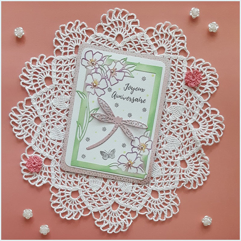 Kokorosa Corner Flower Frame Metal Cutting Dies