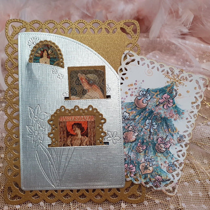 Stacked Ring Border cutting die