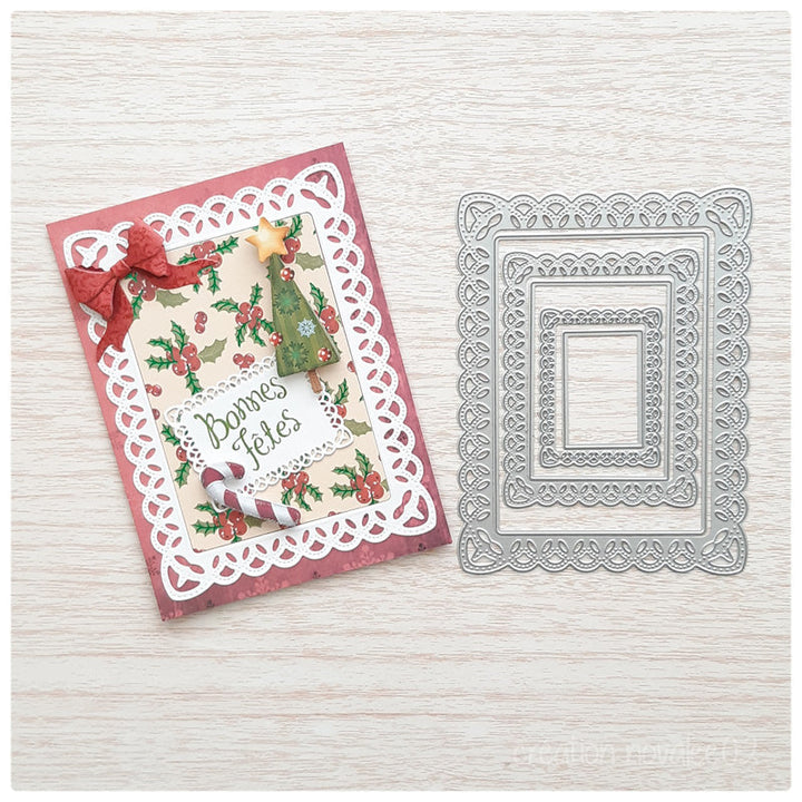 Kokorosa Metal Cutting Dies with Stacked Ring Border