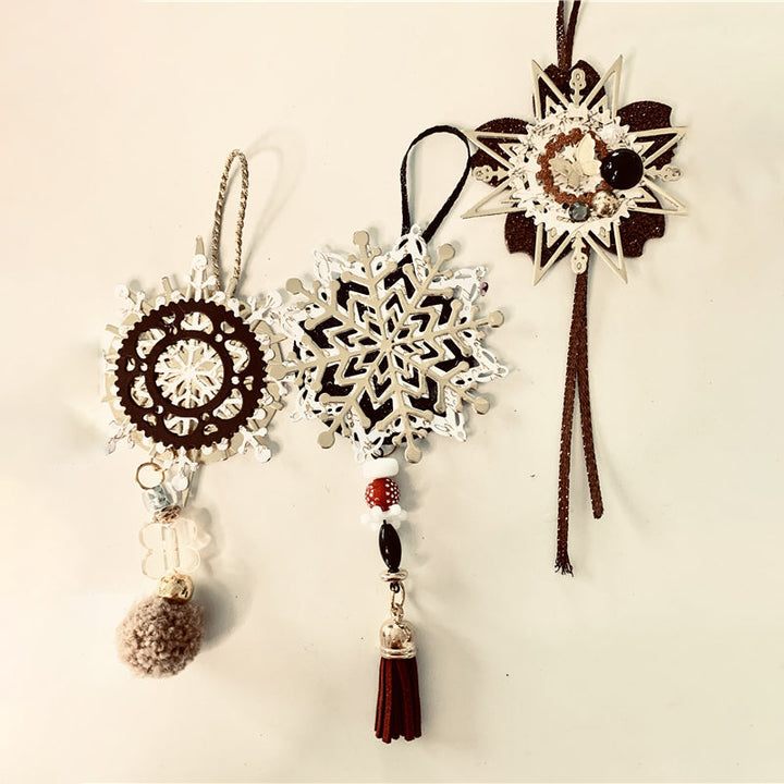 Kokorosa Metal Cutting Dies with 6pcs Snowflakes