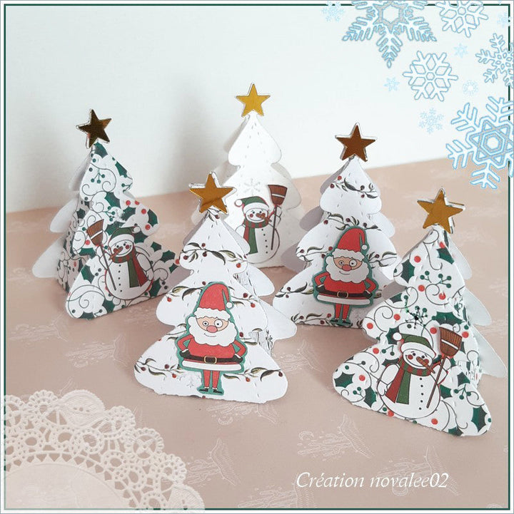 Kokorosa Metal Cutting Dies With 3D Christmas Tree