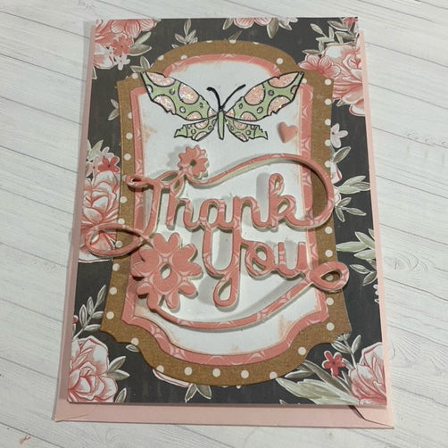 Kokorosa Thank You Metal Cutting Dies