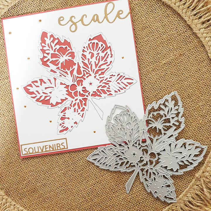 Kokorosa Maple Leaf Flower Metal Cutting Dies