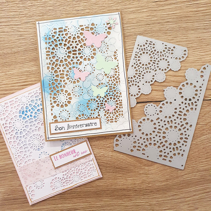 Kokorosa Metal Cutting Dies With Hollow Circle Borders