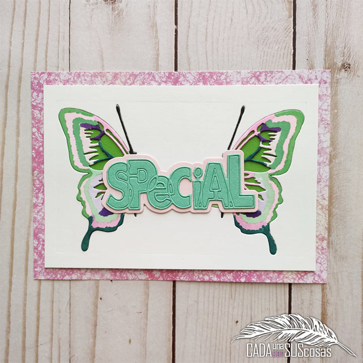 Kokorosa Metal Cutting Dies With Graceful 3D Butterfly