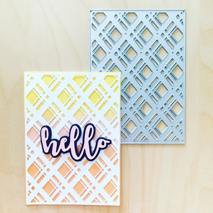 Kokorosa Rhombus Background Board Metal Cutting Dies