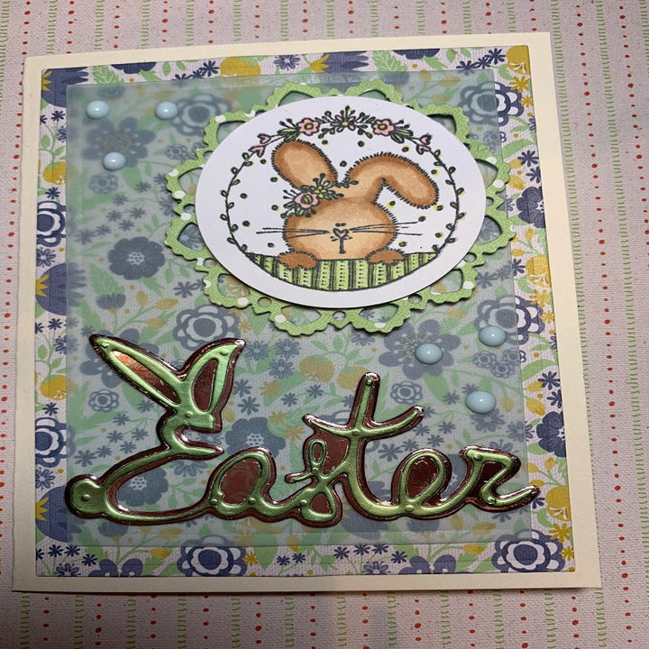 Kokorosa Easter Word Metal Cutting Dies