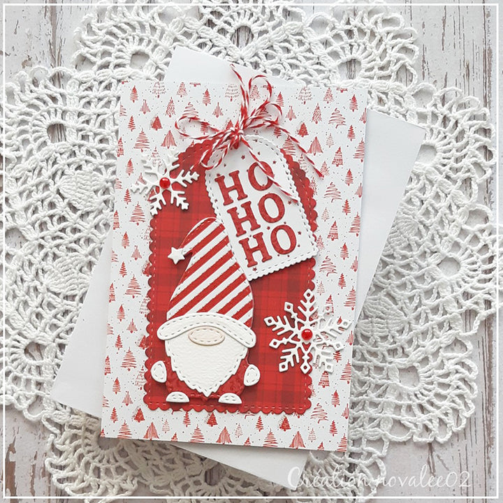 Kokorosa Metal Cutting Dies with Lace Arch Label