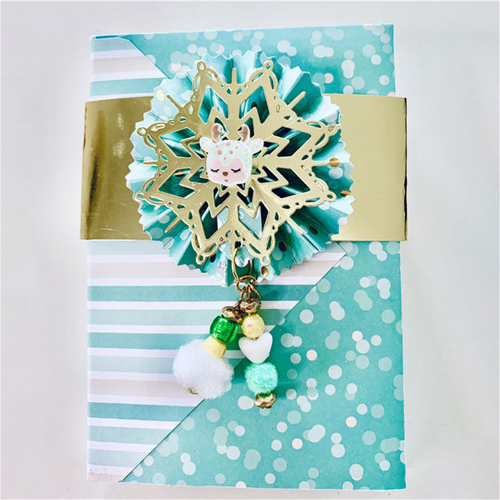 Kokorosa Metal Cutting Dies with 6pcs Snowflakes