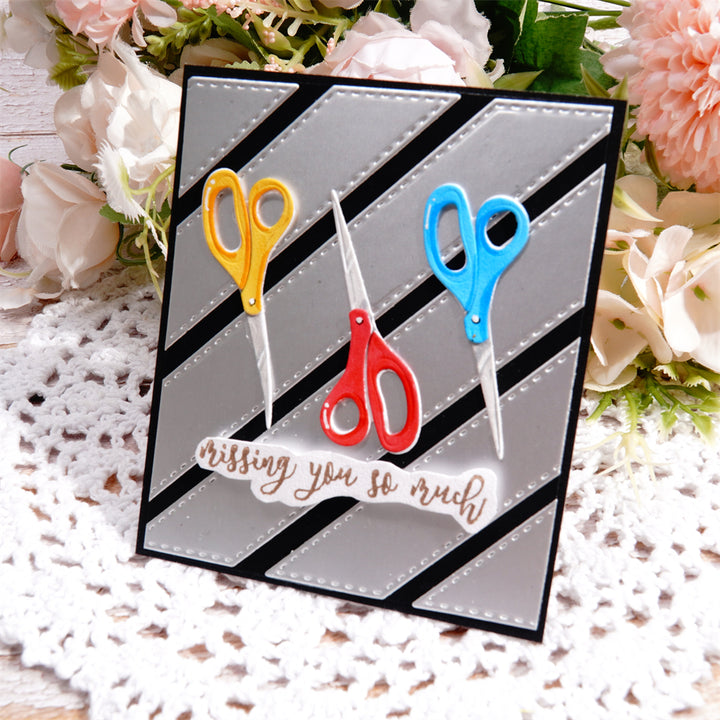 Kokorosa Metal Cutting Dies with Cartoon Scissors