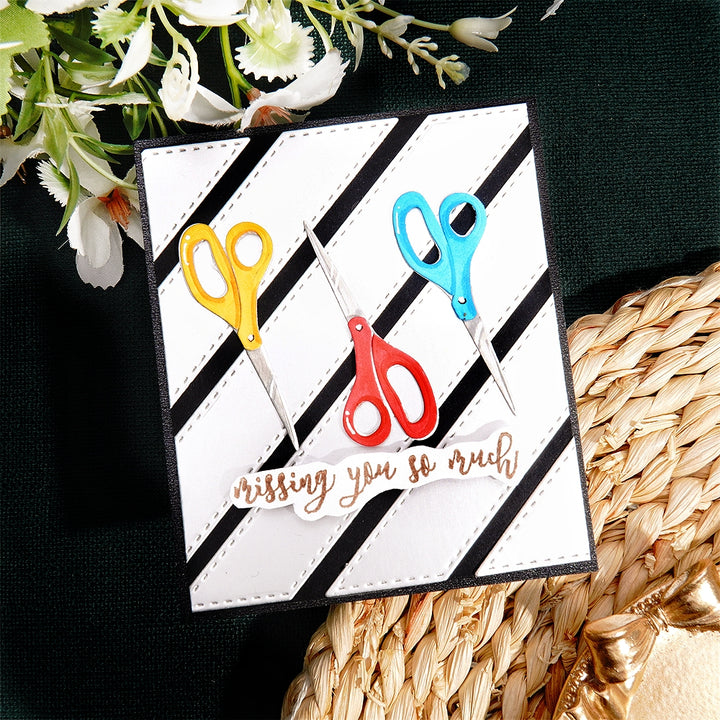 Kokorosa Metal Cutting Dies with Cartoon Scissors