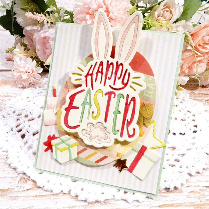 Kokorosa Metal Cutting Dies with  "Happy Easter" Word