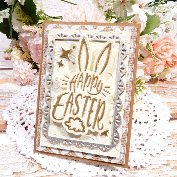 Kokorosa Metal Cutting Dies with  "Happy Easter" Word