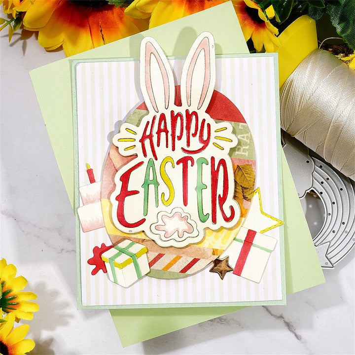 Kokorosa Metal Cutting Dies with  "Happy Easter" Word