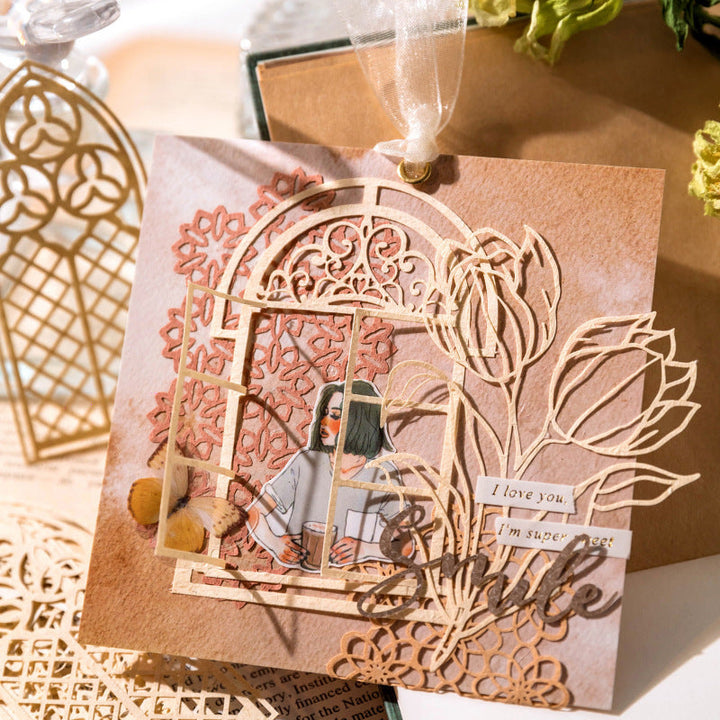 Kokorosa Decorated Lace Paper-6 Styles