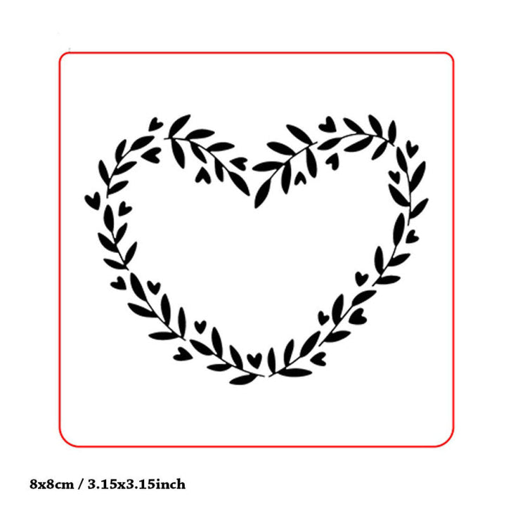 Kokorosa Heart Frame Emboss Folder