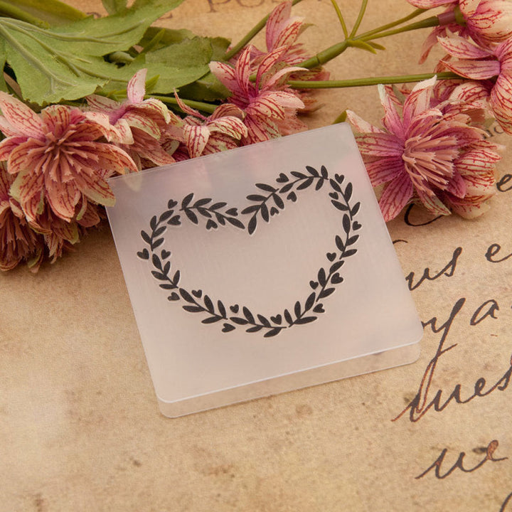 Kokorosa Heart Frame Emboss Folder