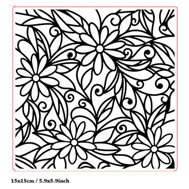 Kokorosa Sunflower and Ivy Emboss Folder