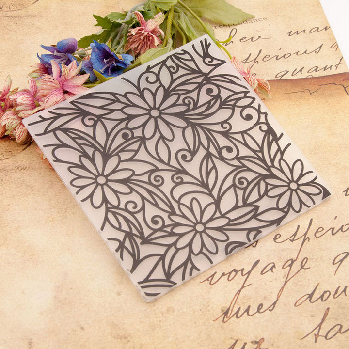 Kokorosa Sunflower and Ivy Emboss Folder