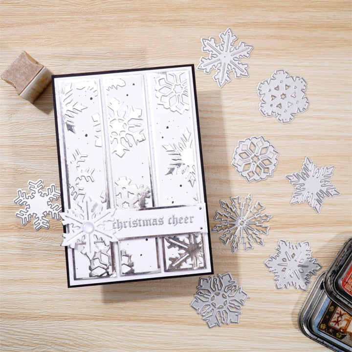 Kokorosa 8 PCS Snowflake Set Cutting Dies