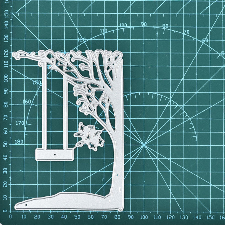 Kokorosa Swing Under the Tree at Dusk Metal Cutting Dies