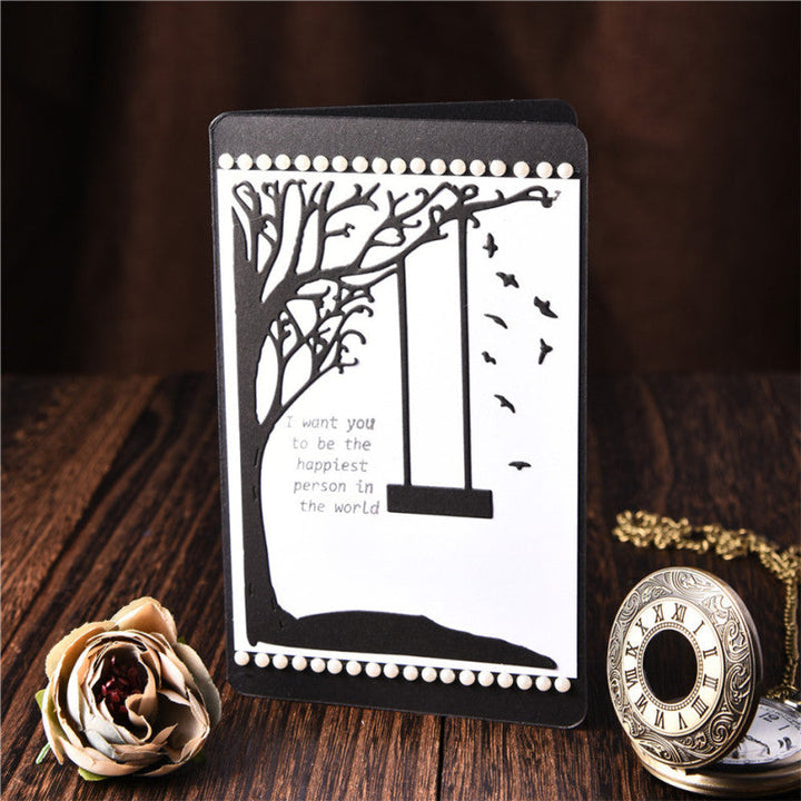 Kokorosa Swing Under the Tree at Dusk Metal Cutting Dies