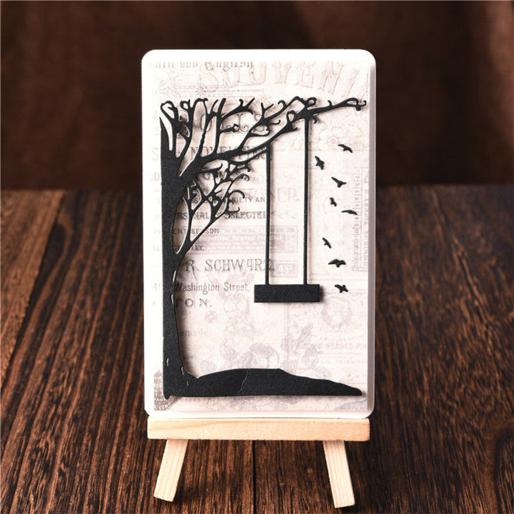 Kokorosa Swing Under the Tree at Dusk Metal Cutting Dies