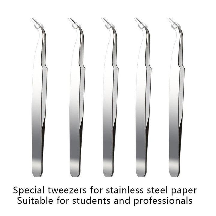 Kokorosa Curved Bent Tip Tweezers