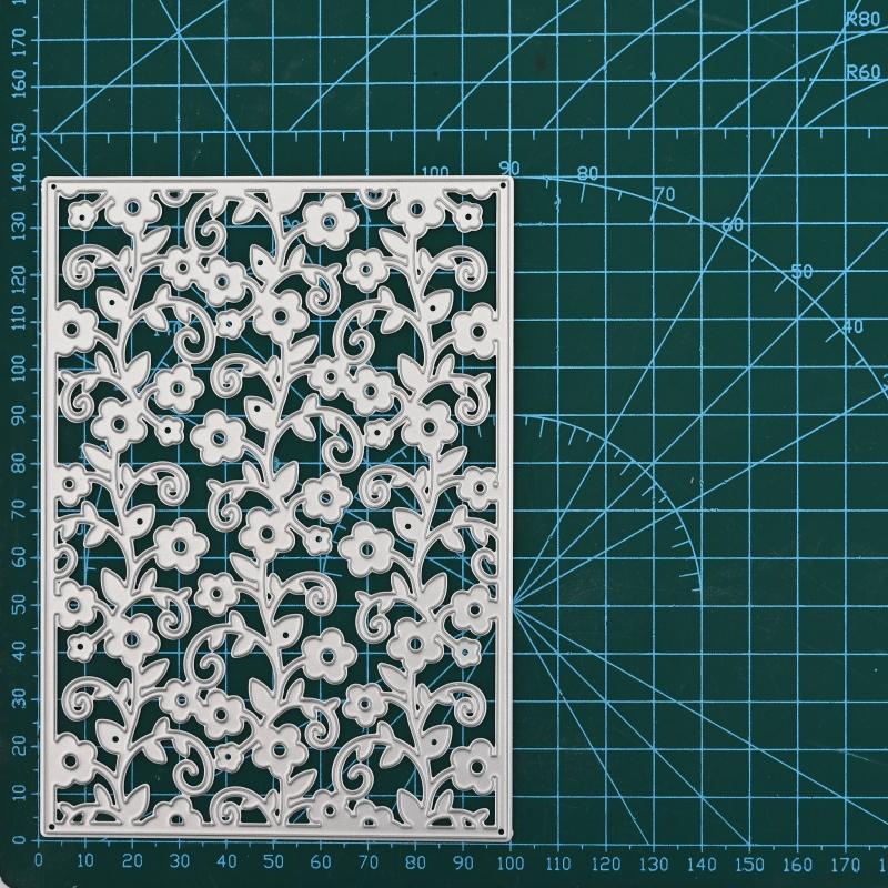 Kokorosa Flower Background Metal Cutting Dies for Card Making